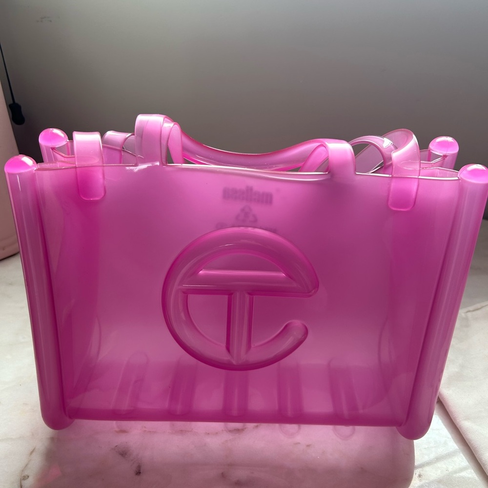 Telfar x Melissa Pink Jelly Medium Shopper